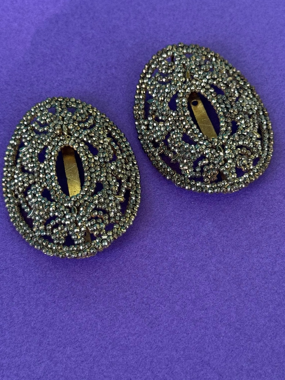 Vintage French Cut-Steel Shoe Buckles